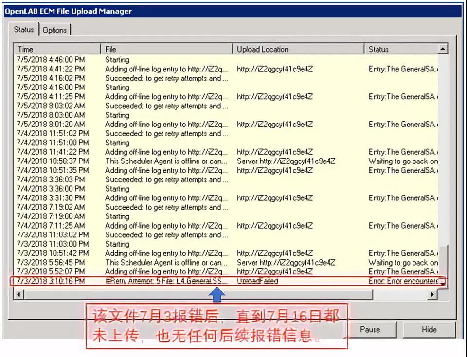 OpenLAB ECM數(shù)據(jù)上傳風(fēng)險(xiǎn)分析及控制措施